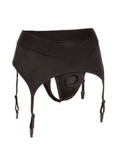 Boundless Thong with Garter BLACK