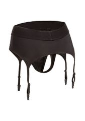 Boundless Thong with Garter BLACK-thumb-2