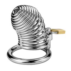 Metal Chastity Cage - No Escape Cock Cage