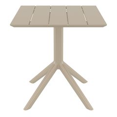 SIESTA PARIS TAUPE 70X70X74εκ. ΤΡΑΠΕΖΙ ΠΟΛ/ΝΙΟΥ 70X70X74εκ.20.0864