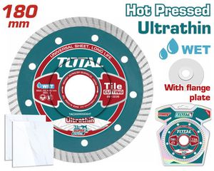 Διαμαντόδισκος UNIVERSAL TOTAL υγράς κοπής 180 Χ 22.2mm Χ 1.2mm ( TAC2131801HT )