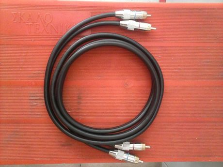 Καλώδιο (cable) 2xRCA male - 2xRCA male High Quality 1,5 μέτρο