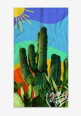 John Frank Πετσέτα Θαλάσσης Cactus Διάσταση 150*80 - Multicolor