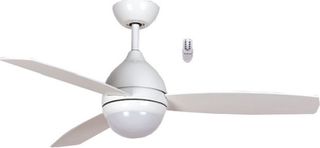 Primo PRCF-80520 Λευκός Ανεμιστήρας Οροφής 120cm με Φως και Τηλεχειριστήριο