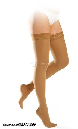 Κάλτσες Διαβαθμισμένης Συμπίεσης Γυναικείες Sigvaris Dynaven Ριζομηρίου Κλάση1 15-21 MmHg Μακρύ Μαύρο