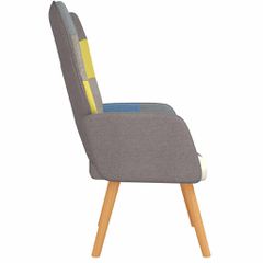 Πολυθρόνα Relax Σχέδιο Patchwork Υφασμάτινη 328183-thumb-3