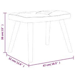 Πολυθρόνα Relax Σχέδιο Patchwork Υφασμάτινη με Σκαμπό 328184-thumb-9