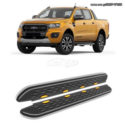 Ford Ranger (T7/T8) 2016+ Σιδερένια Σκαλοπάτια [Chaos]