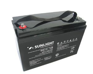 Μπαταρία Sunlight SPB12-100, 12V 102Ah βαθειάς εκφόρτισης