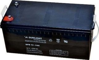 Μπαταρία Sunlight SPB200, 12V 218ah (c20) βαθειάς εκφόρτισης