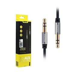 Remax RL-L200 Καλώδιο 3.5mm male - 3.5mm male Black 2m