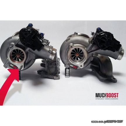 Υβριδικές Τουρμπίνες της MuchBoost για BMW M2 Competition F22, M3 F80, M4 F82, M4 F83, M4 Competition F82 S55B30 (T071)