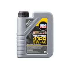 LIQUI MOLY 5W-40 TOP TEC 4100 1L 9510 Λεπτόρρευστο λιπαντικό κινητήρων βασισμένο σε τεχνολογία σύνθεσης. Προστατεύει εξαιρετικά από φθορά, μειώνει την κατανάλωση λιπαντικού και καυσίμου και φροντίζει