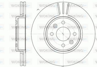 D658310 - ΔΙΣΚΟΠΛΑΚΑ -CLIO III  D658310 230517 7700426389 7701205086 7701205230 7701205842 7701206118 7701207829