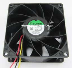 ΑΝΕΜΙΣΤΗΡΑΣ 24V DC 92x92x38mm 3-C 12.2W 0.51A 204m3/h 57dBA ΡΟΥΛΕΜΑΝ