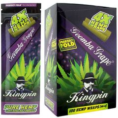 KingPin Hemp Blunts Wraps Πουρόφυλλα - Goomba Grape