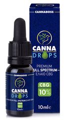 CBG Oil Λάδι Κάνναβης CannaDrops – 10ml 10% (1000mg)