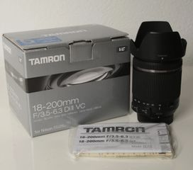 18-200mm Tamron VC με Stabilizer! Nikon VR ΚΑΙΝΟΥΡΙΟΣ ΦΑΚΟΣ! 18-200 mm