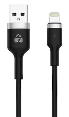 POWERTECH καλώδιο USB σε Lightning metal PTR-0095, 15W 3A, 1m, μαύρο