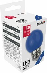 Avide Decor LED Bulbs G45 1W E27 Blue Λαμπτήρας LED - AP010126