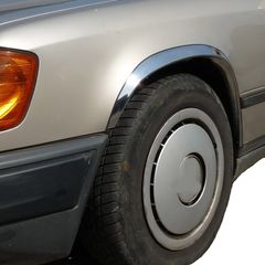 Πλαινά Φτερά Για Mercedes-Benz E-Class W124 84-88 Από Ανοξείδωτο Ατσάλι Χρωμίου 4 Τεμάχια