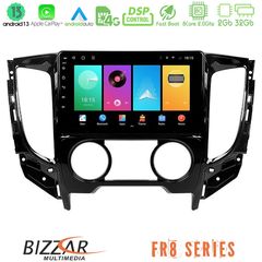 Bizzar FR8 Series Mitsubishi L200 2016-> & Fiat Fullback (Manual A/C) 8core Android 11 2+32GB Navigation Multimedia Tablet 9"