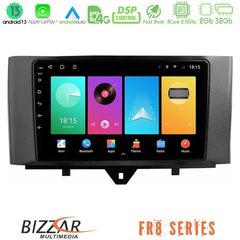 Bizzar FR8 Series Smart 451 Facelift 8core Android13 2+32GB Navigation Multimedia Tablet 9"