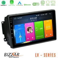 Bizzar LV Series Mercedes C/CLK/G Class (W203/W209) 4Core Android 13 2+32GB Navigation Multimedia Tablet 9"