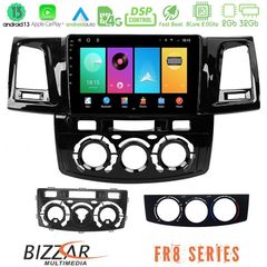 Bizzar FR8 Series Toyota Hilux 2007-2011 8core Android13 2+32GB Navigation Multimedia Tablet 9"