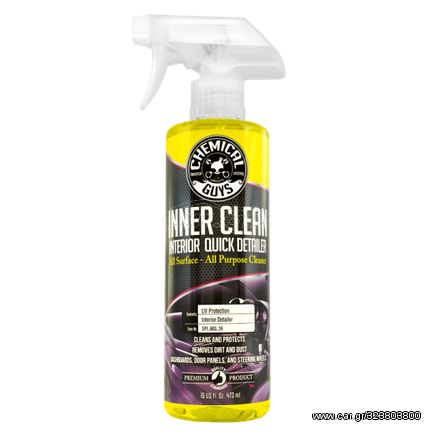 INNERCLEAN INTERIOR QUICK DETAILER & PROTECTANT 473ml CHEMIICAL GUYS ΠΡΟΣΤΑΤΕΥΤΙΚΟ & ΚΑΘΑΡΙΣΤΙΚΟ ΕΣΩΤΕΡΙΚΩΝ ΧΩΡΩΝ