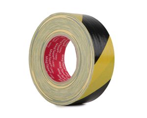 MAGTAPE CTGLOSSUT50BK/Y Utility Gaffer Adhesive tape Hazard Warning areas Black-Yellow 50mm x 50m - Magtape