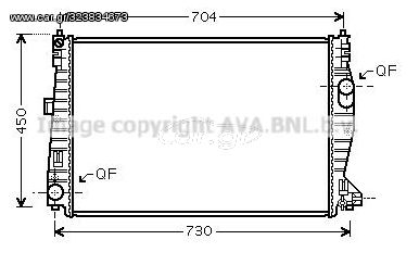 ΨΥΓΕΙΟ ΝΕΡΟΥ ΚΑΙΝΟΥΡΙΟ ALFA ROMEO 159 2005-2011, BRERA 2006-2011, SPIDER 2006-2011 (651X453X34) AVA AL2101 BEHR HELLA 8MK 376 764-331 FRIGAIR 0113.3018 NISSENS 60061 NRF 53487 VALEO 735021 50510146