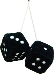 Lampa Αρωματικά Ζάρια Κρεμαστά Βανίλια 4.5cm Μαύρο