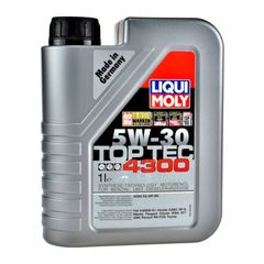5W-30 TOP TEC 4300 LIQUI MOLY 1L 2323 Ιδιαίτερα κατάλληλο για Peugeot, Citroen, Honda, Toyota και Fiat. Υψηλής τεχνολογίας λεπτόρρευστο ημισυνθετικό λιπαντικό κινητήρων. Εξασφαλίζει μέγιστη ισχύ του