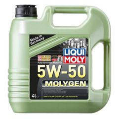 5W-50 MOLYGEN LIQUI MOLY 4L 2543 Ειδικά μελετημένο λεπτόρρευστο λιπαντικό κινητήρων υψηλών επιδόσεων για χρήση όλο το έτος. Ο συνδυασμός συνθετικών βασικών λιπαντικών με υπερσύγχρονη τεχνολογία πρόσθ