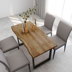 Τραπεζαρία 140 x 70 x 76 εκ. από Μασίφ Ξύλο Ακακίας 286474