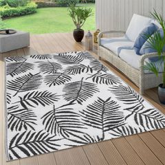 Χαλί εξωτερικού χώρου ARAKIL Μαύρο 140x200 cm PP 317013