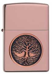 ZIPPO Αναπτήρας - 49638 Tree of Life Rose Gold