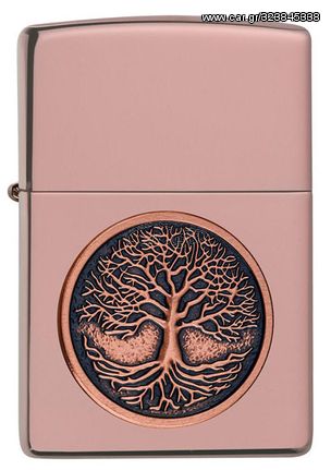 ZIPPO Αναπτήρας - 49638 Tree of Life Rose Gold