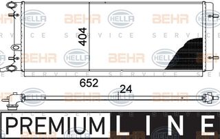 ΨΥΓ ΓΙΑ ΟΛΑ BZ/DS M/A (65x41 5x2 5)(MAHLE BEHR PREMIUM LINE)  για SEAT LEON 99-05