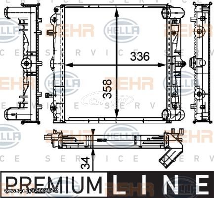 ΨΥΓΕΙΟ 2 5-2 7-S 3 2 +/- A/C (33 6x35 8x3 4) ΑΡ για PORSCHE BOXSTER (986) 96-04