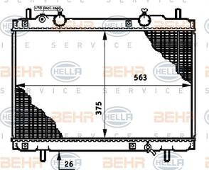 ΨΥΓΕΙΟ 1,8-2 0 +A/C (37 5x56,3)(Χ/ΒΑΛΒ )  για FIAT BRAVA 95-03