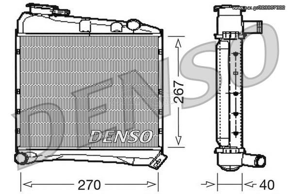 ΨΥΓΕΙΟ 1,0-1,3 (27x26,5x4,0)  για AUSTIN MINI COOPER 59-00