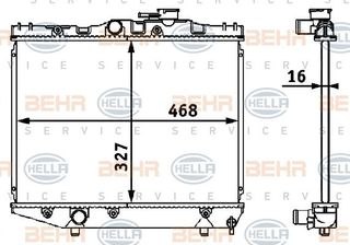 ΨΥΓΕΙΟ 1,0-1,3CC(32x45)  για TOYOTA STARLET (EP 70) 85-89