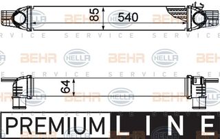 ΨΥΓΕΙΟ INTERC 1,3-1,4HDI-MJTD(540x85x65)  για FIAT FIORINO/QUBO 08-16