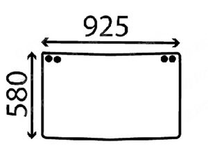 CASE 580K / LE / SLE / SUPER LE / LXT ΠΙΣΩ ΠΑΡΜΠΡΙΖ ΑΝΩ - E48356