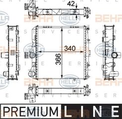 ΨΥΓΕΙΟ 2 7-2 9-S 3 2-S 3 4 ΒΕΝΖ (34x36 6x4 2) (MAHLE BEHR PREMIUM LINE) ΔΕ για PORSCHE BOXSTER (987) 04-12