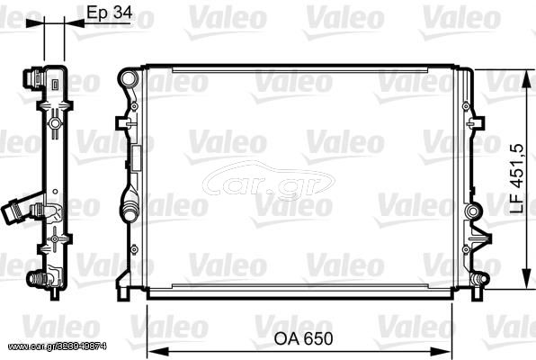 ΨΥΓΕΙΟ 1,2 TSI (62,5x45,2x34)  για VW CADDY 10-15