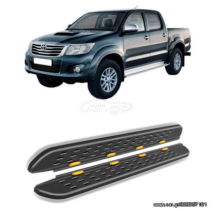 Toyota Hilux (Vigo) 2005-2015 Σιδερένια Σκαλοπάτια [Chaos]