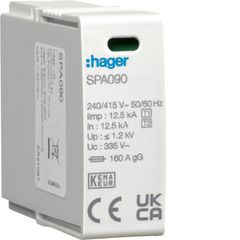 ΦΥΣΙΓΓΙ ΑΠΑΓΩΓΟΥ ΥΠΕΡΤΑΣΗΣ T1+T2 12,5kA ΦΑΣΗΣ ΓΙΑ SPA9xx